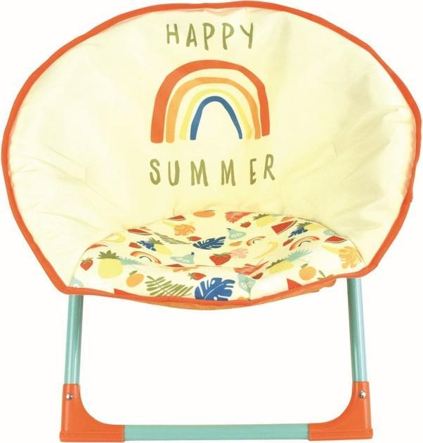 Actual product image Jemini Kinderstuhl - Happy Summer - klappbar - orange/beige (High chair)