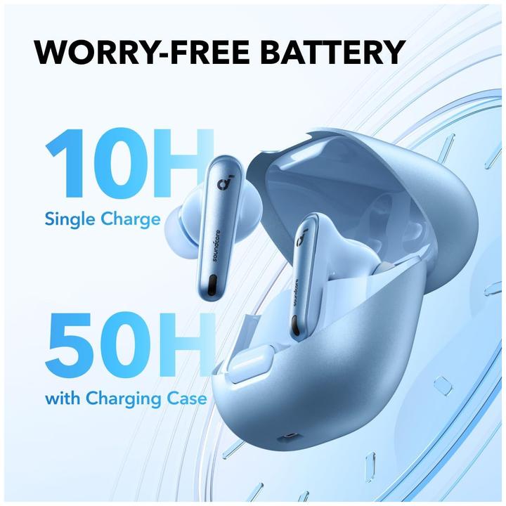 Produktbild soundcore Liberty 4 NC A3947G61 In-Ear Bluetooth Headset Light Blue (Kabellos)