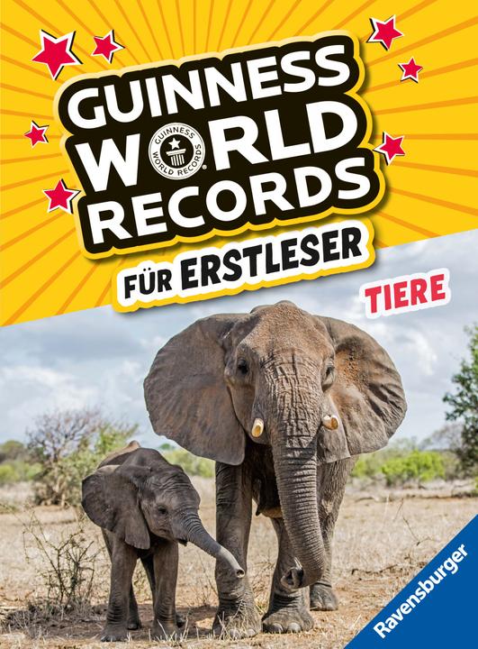 Productafbeelding Ravensburger Guinness World Records für Erstleser - Tiere (Duits, 2023)