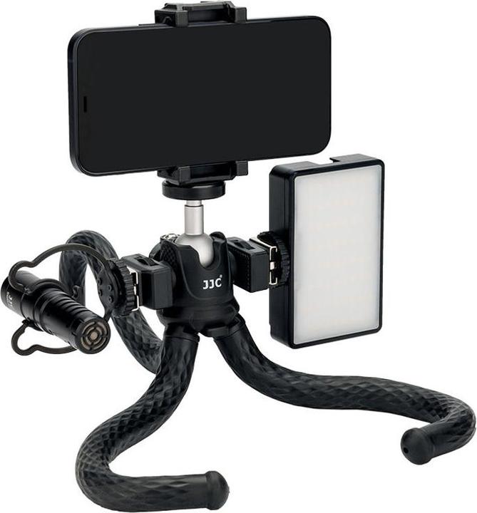 JJC TP FT1 Trépied et perche à selfie pliables