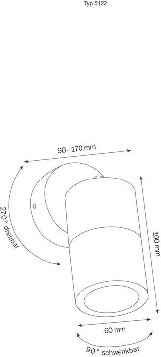 Actual product image LCD Wall & Ceiling Lights (GU10, IP65)