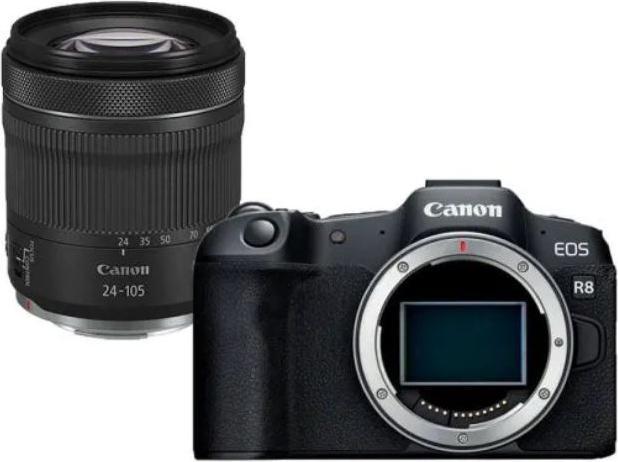 Canon EOS R8 + RF 24-105mm Bundle (24 - 105 mm, 24.20 Mpx, Vollformat)
