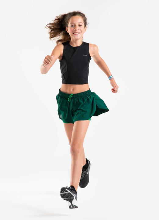 Image du produit Kiprun Short cuissard de running respirant Fille - dry+ 900 Vert (140)