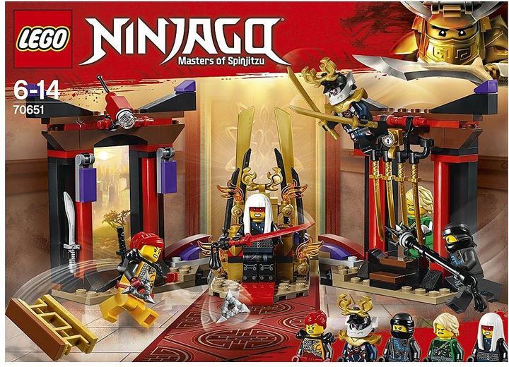 Actual product image LEGO Duel in the throne room (70651, LEGO Ninjago)