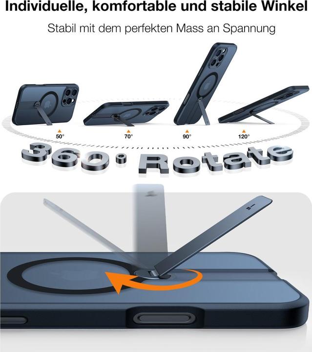 Actual product image Torras Pstand Spin (Apple iPhone 16 Pro Max)