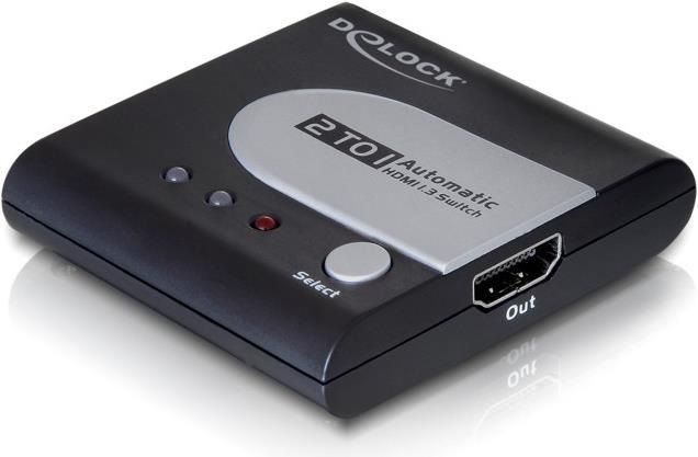 Delock HDMI 1.3 Switch, 2in > 1out, 61713