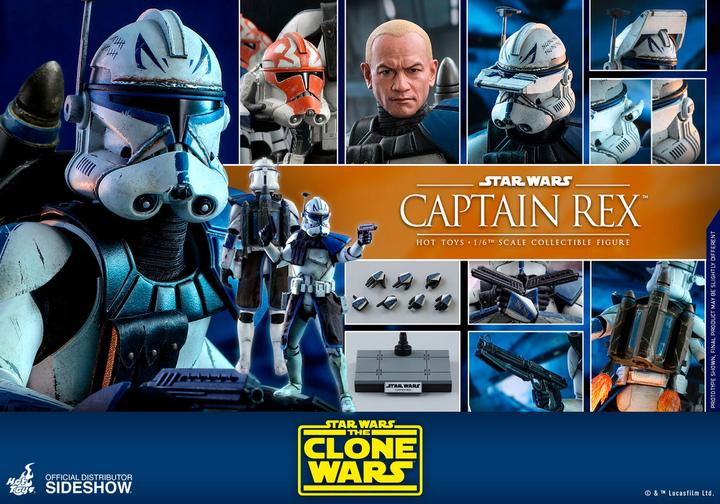 Actual product image Hot Toys Star Wars - The Clone Wars "Captain Rex" 1/6 action figure