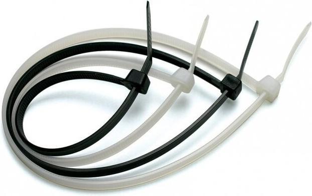 Immagine prodotto Techly 306370 Cinghie di tensione 200 x 2,5 mm, 100 pz. nero (200 mm, 100 pz.)