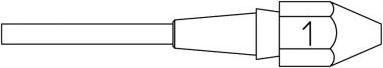 Produktbild Weller Erem Weller T0051325999 Ersatz-Entlötdüse 1.4 x 2.5mm (Entlötset)