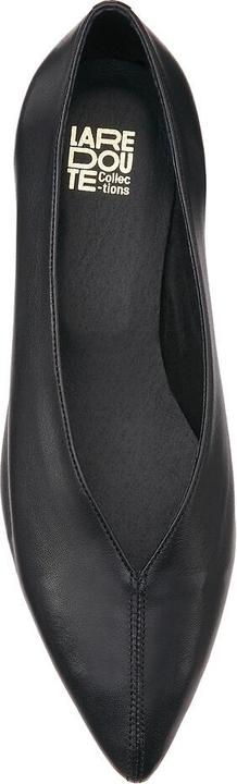 Actual product image La Redoute Collections Flat leather ballerinas with pointed toe cap (41)