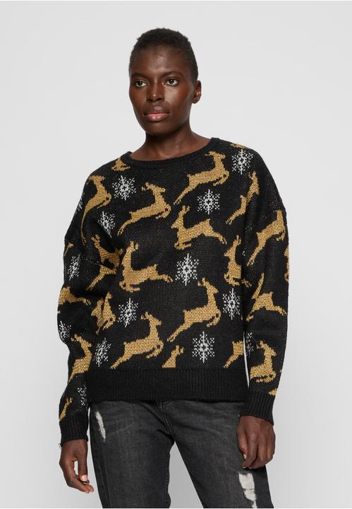 Produktbild Urban Classics Ladies Oversized Christmas Sweater (3XL)