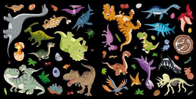 Produktbild Stickerbuch Dinosaurier
