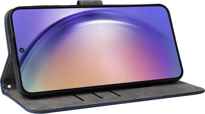 Actual product image Cover-Discount Galaxy A55 - Case with RFID blocker blue (Samsung Galaxy A55)
