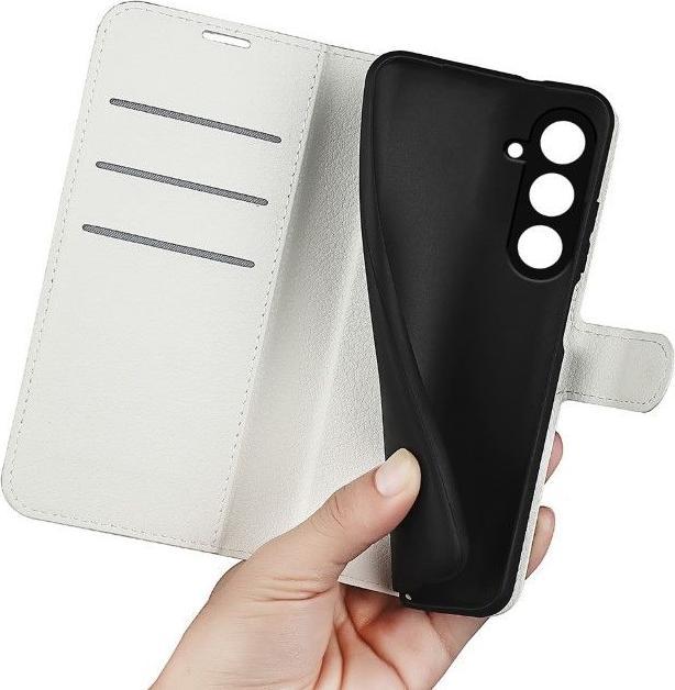 Actual product image MU Classic Litchi Leather Bookcover Series (Samsung Galaxy S23 FE)