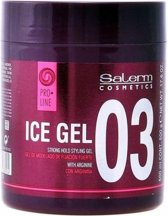 Produktbild Salerm ICE GEL strong hold styling gel 500 ml (Haargel, 500 ml)