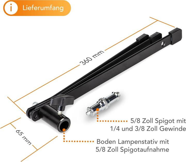 Image du produit Walimex Socle de lampe (15 cm, 15 kg)