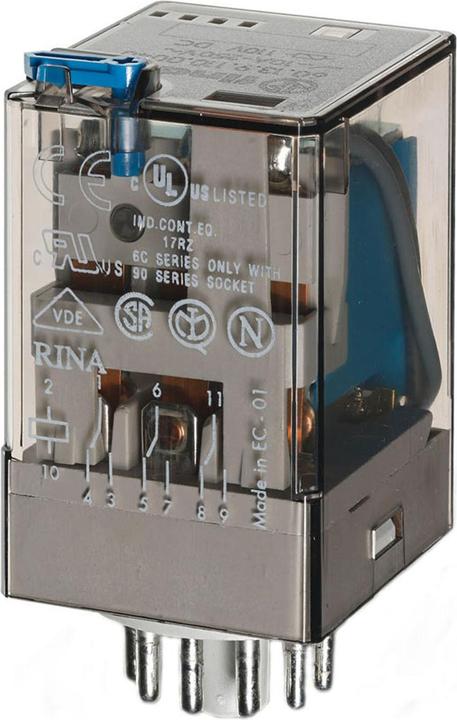 Actual product image Finder Industrial plug-in relay 10Af.Fas. 90.73/112 60.13.9.024.0040