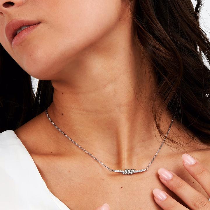 Immagine prodotto Morellato Elegante collana in acciaio con cristalli Torchon SAWZ04 (Acciaio inossidabile)