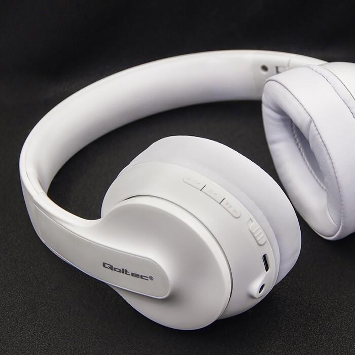 Actual product image Qoltec 50845 Wireless Headphones (30 h, Wireless)