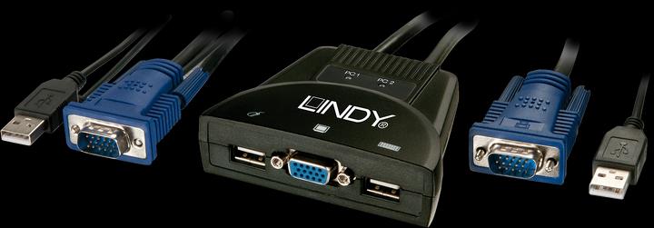 Lindy KVM Switch Classic USB & VGA 2 Port