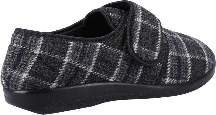 Actual product image GBS Med Mens Gerald Classic Checked Slippers (42)