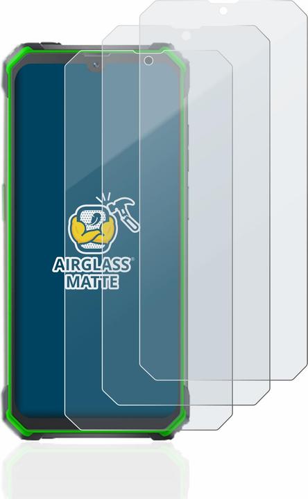 Actual product image BROTECT AirGlass Glass Matte (3 Piece, Blackview BV7100)