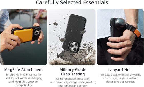 Actual product image SmallRig 4987 FilMov Lightweight Photography Case Kit for iPhone 16 Pro Max 4987 (Cage)