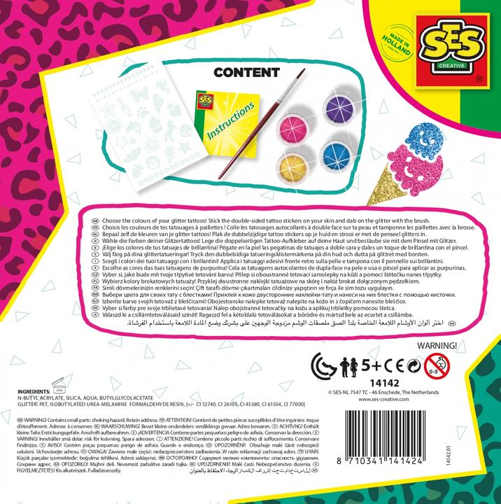 Actual product image Ses Fashion glitter tattoos