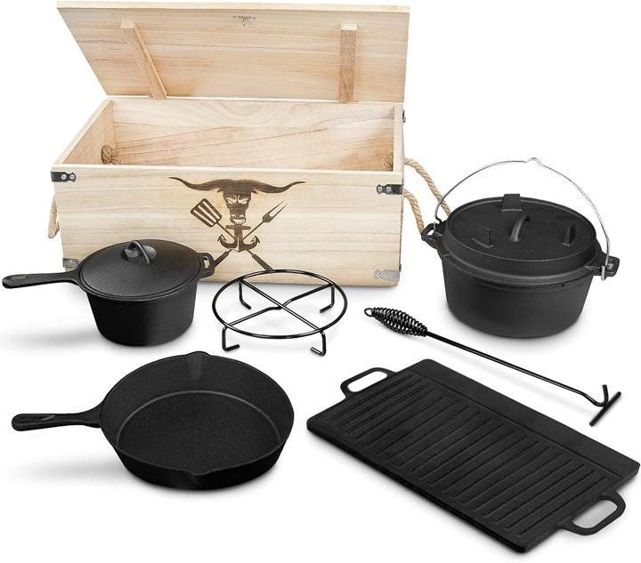 Produktbild Hausratplus Osoltus 7-teiliges Dutch Oven Set