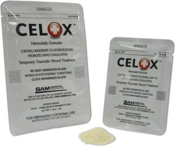 Produktbild SAM Medical Celox Chitosan Pulver Hämostatisches Granulat 15G