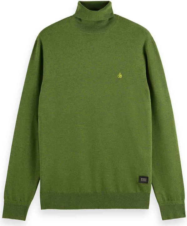 Scotch & Soda Regular Fit Pullover Turtle Neck Green (L)