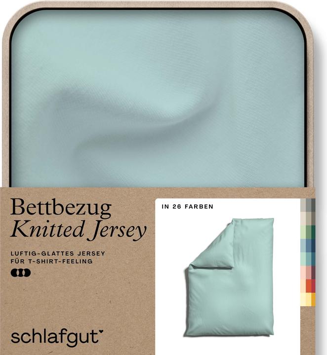 Actual product image schlafgut Knitted Jersey (Duvet cover, 140 x 200 cm)