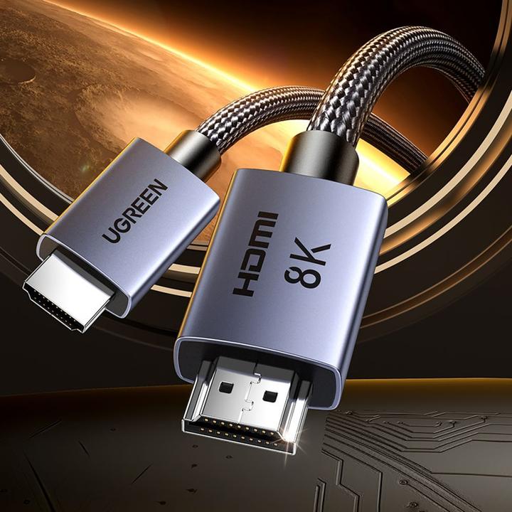 Produktbild Ugreen HD171 35376 cable with HDMI 2.1 8K connectors certified 5 m - gray (5 m, HDMI)