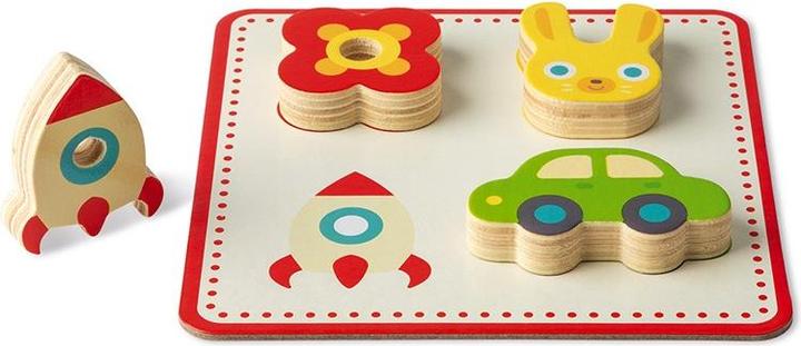 Produktbild Janod J05318 Memory-Tastspiel, lehrreiches Familienspiel, für Kinder ab 3 Jahren (Italienisch, Englisch, Spanisch, Deutsch, Niederländisch, Französisch)