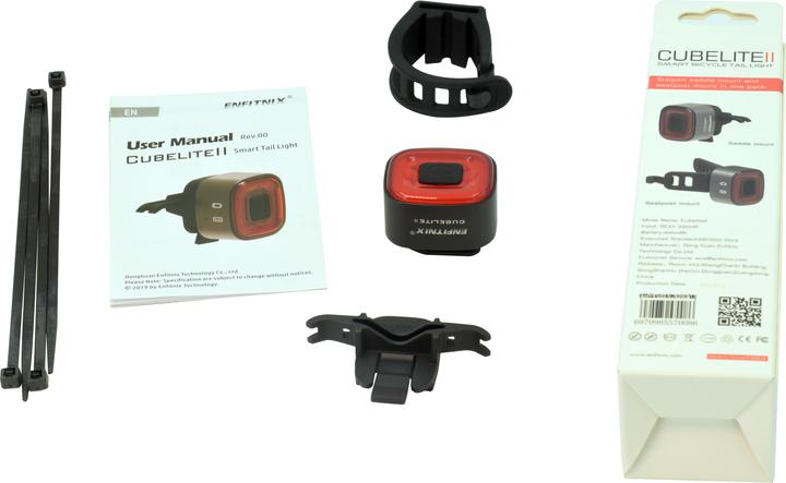 Actual product image Enfitnix Cubelite II Smart Tail Light (30 lm, 30 lm)