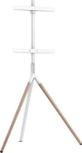 Productafbeelding Sinox Driepoot TV-standaard met roterende bevestiging. 45"-65". Licht hout / wit (65")