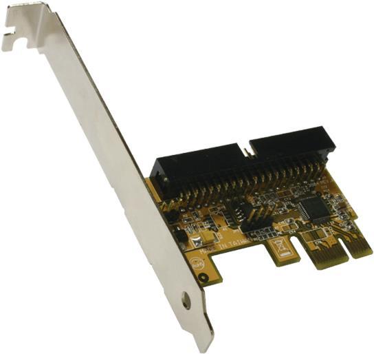 Exsys IDE 2HDD PCIe Controller for CD-ROM/DVD