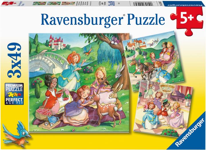 Produktbild Ravensburger Kinderpuzzle - Kleine Prinzessinnen - 3x49 Teile Puzzle für Kinder ab 5 Jahren (49 Teile)