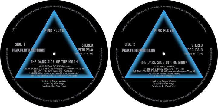Image du produit Music Brand Plateau mat Dark Side Of The Moon 2erPack (Platines)