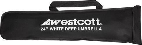 Actual product image Westcott Deep Umbrella White Bounce (24")