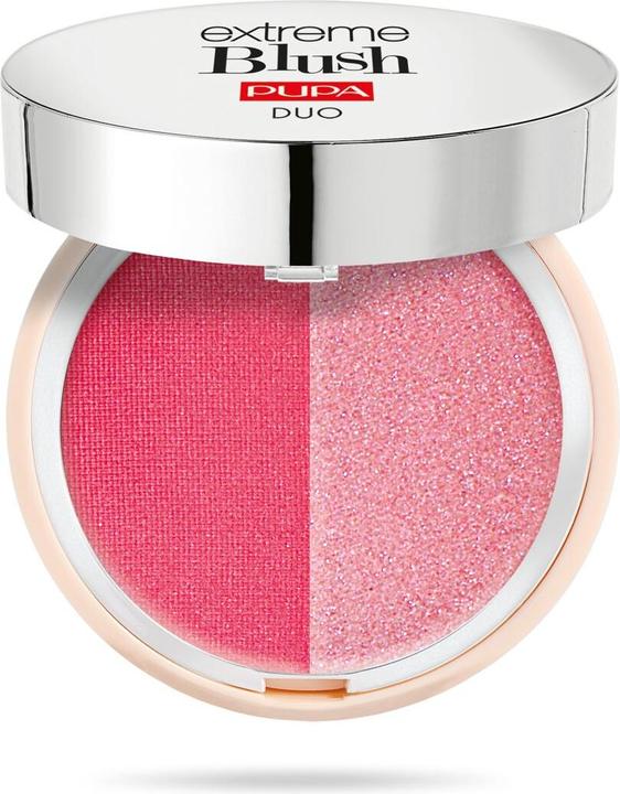 Image du produit Pupa Milano Pupa - Extreme Blush DUO - Fard à joues en poudre 4 g 140 Radiant Flamingo - Glow Creamy