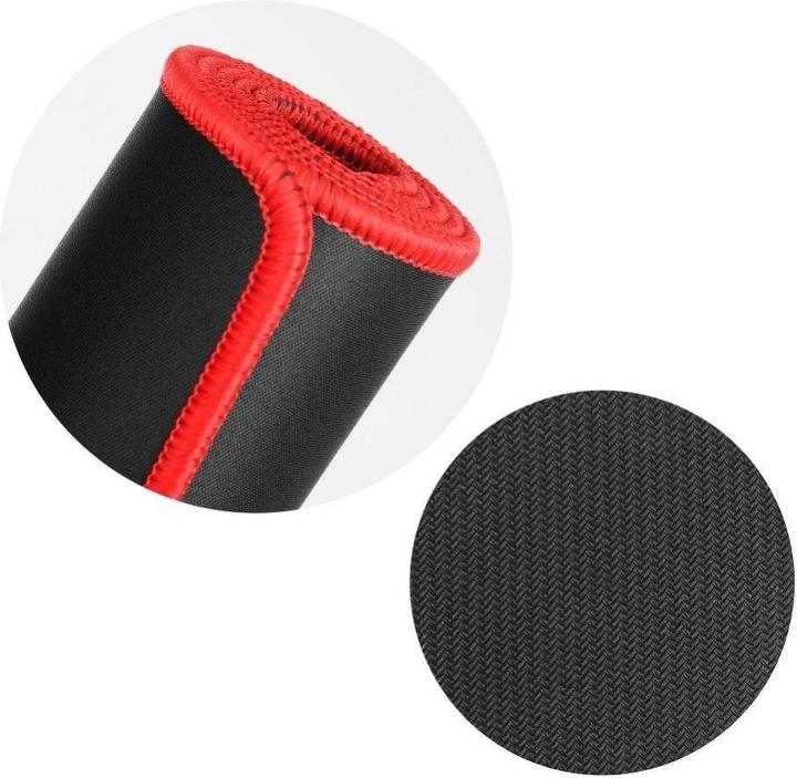 Actual product image OEM Other Computer Accessory Gaming mousepad 300 x 240 x 3 mm black with red stitching