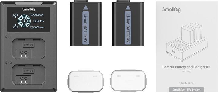 Actual product image SmallRig NP-FW50 Kit 3818 (Camera battery, Camera battery charger)