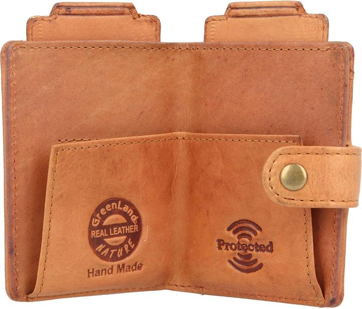 Immagine prodotto Greenland Nature Porta carte di credito Nature in pelle 8 cm