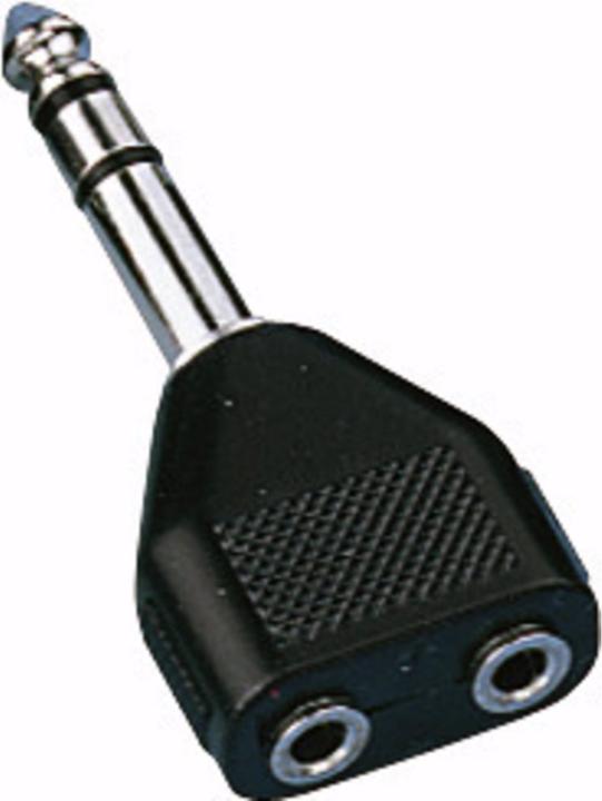 Immagine prodotto Monacor Adattatore a Y 6.35mm per 2 cuffie