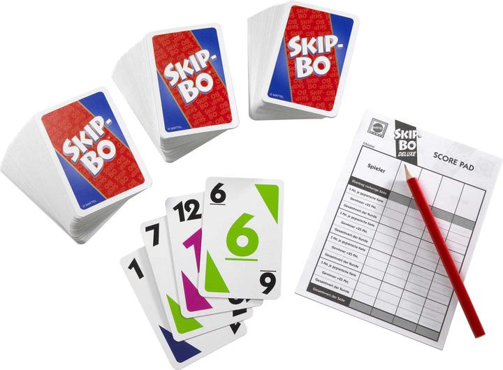 Actual product image Mattel Games Skip-Bo Deluxe (German)