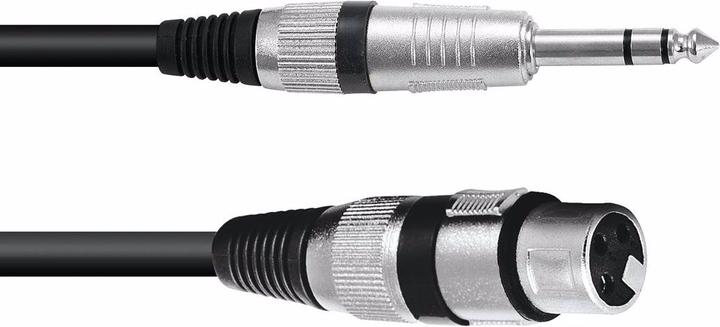 Immagine prodotto Omnitronic Cavo adattatore XLR(F)/jack stereo 0,9m bw (0.90 m, XLR)