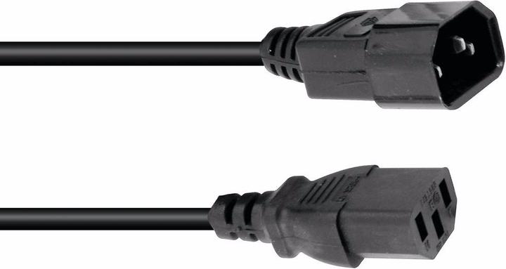 Produktbild Omnitronic Kaltgeräte Verlängerung 3x1,5 10m sw (10 m)