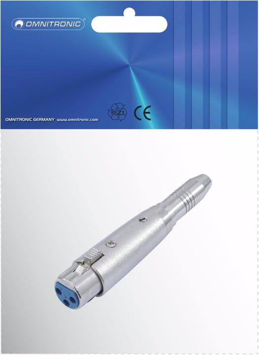 Produktbild Omnitronic Adapter XLR(F)/Klinke(F) stereo