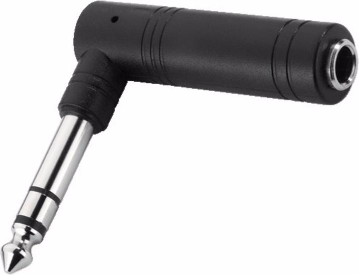 Produktbild Monacor Winkeladapter 6.3mm Kinken f - 6.3mm Klinken m
